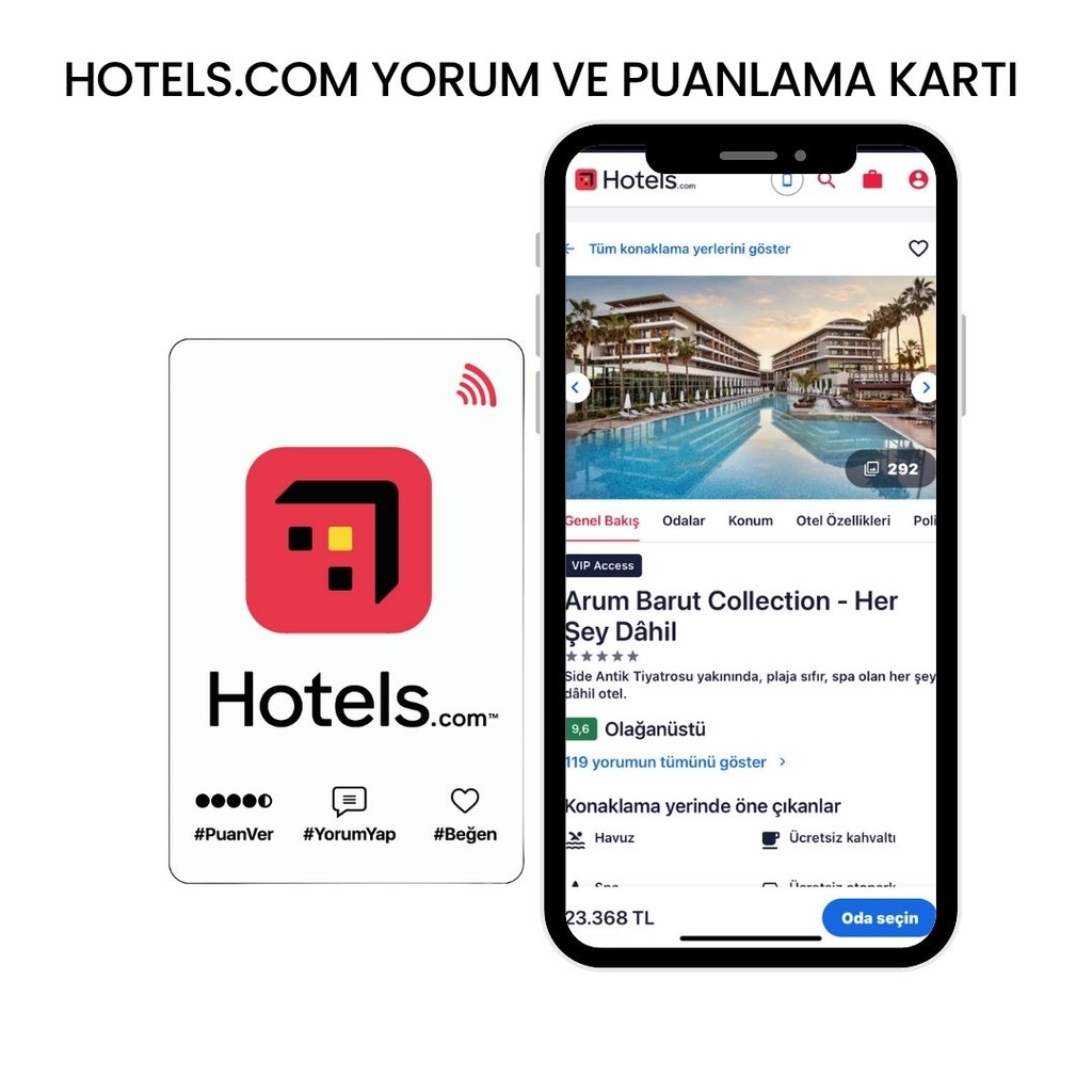 Hotels.com Yorum Kart